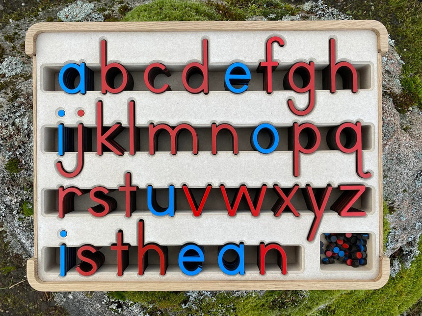 Kustīgais alfabēts - mazie drukātie burti. Angļu valoda